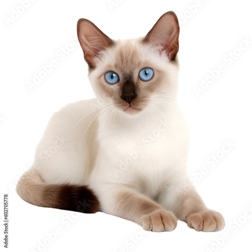 british kitten transparent background, generative AI