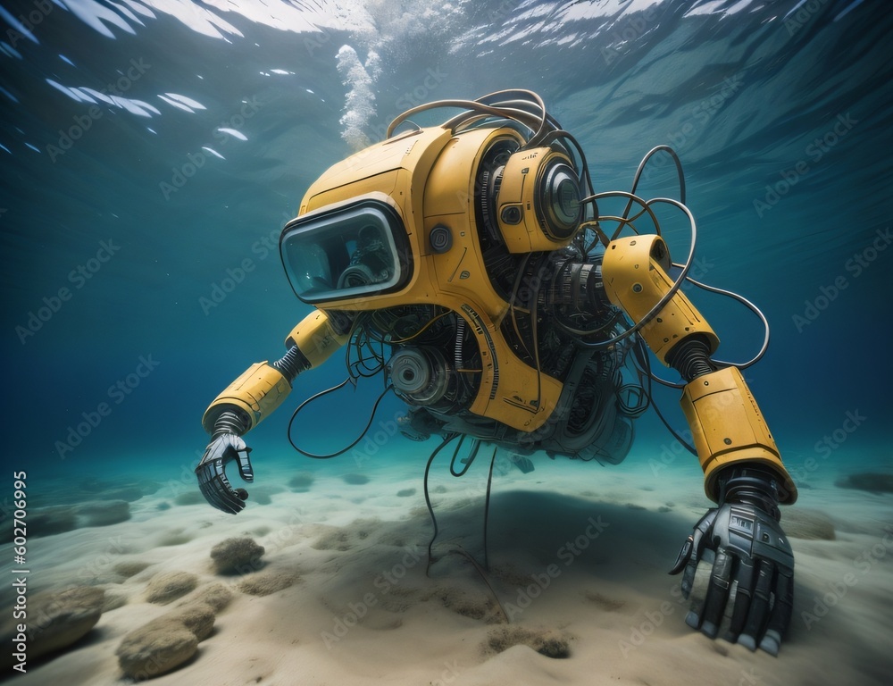 Ai Generated a humanoid robot interacting with New World
Ai Generated a humanoid robot interacting with New World