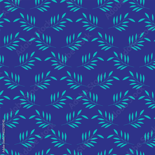 Seamless pattern with leaves. Can be used for wallpaper, pattern fills, web page background, fabric, surface textures, wrapping paper, scrapbook.