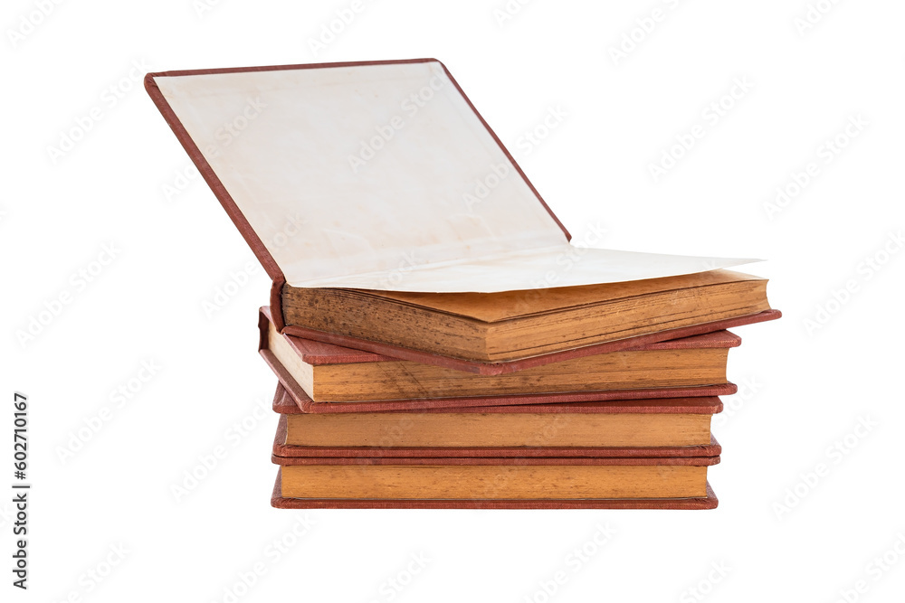 Old book is opening On Stacking of old book. Old book is opening On Stacking of old book.