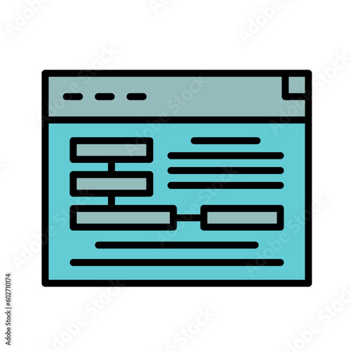 Website Ads Icon Design