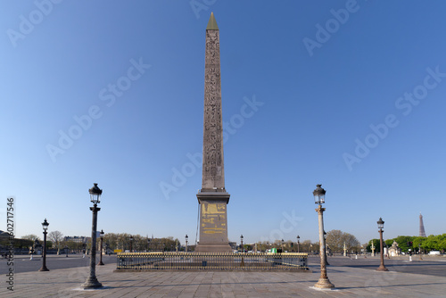  Obelisk of the place de la Concorde in the 8th arrondissement of Paris