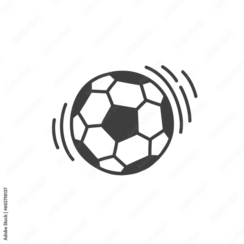 Obraz premium soccer ball doodle icon, vector color illustration