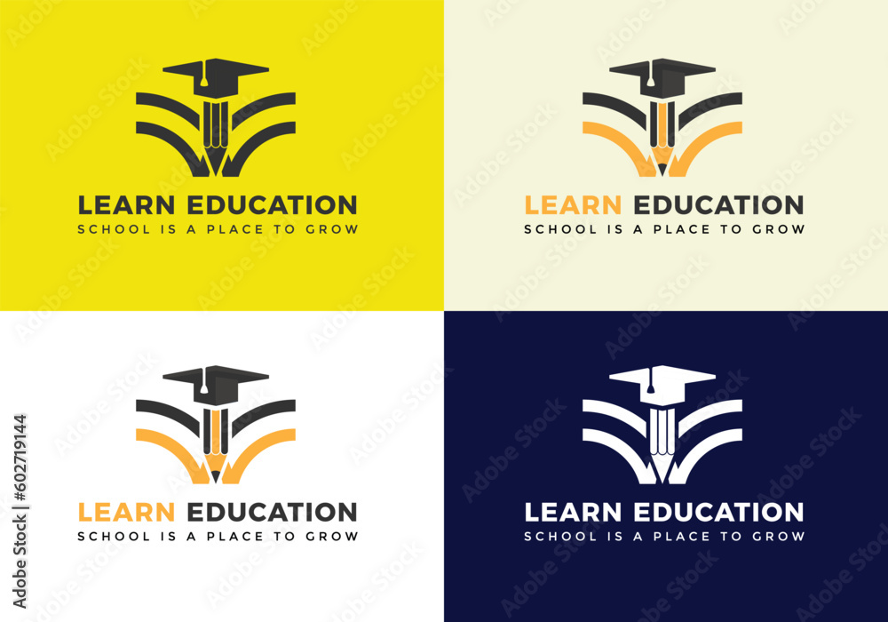 Creative Education Icon Logo Design