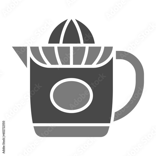 Orange squeezer Multicolor Greyscale Glyph Icon