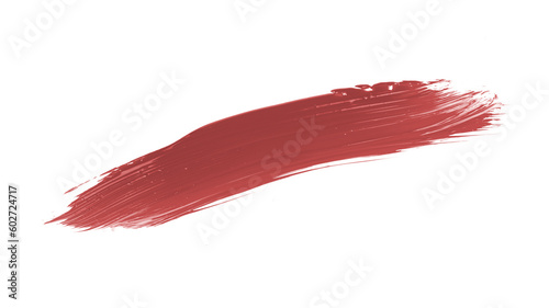 Acrylic brush stroke painting over isolated background, canvas watercolor texture