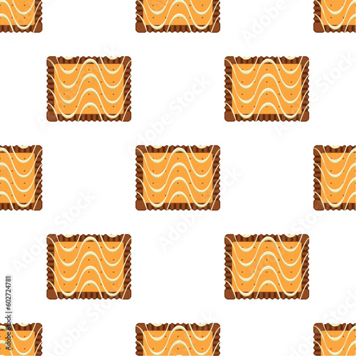 Pattern homemade cookie different taste in pastry biscuit