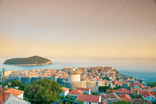 Landscape view of old town, Dubrovnik © Stills+Motion