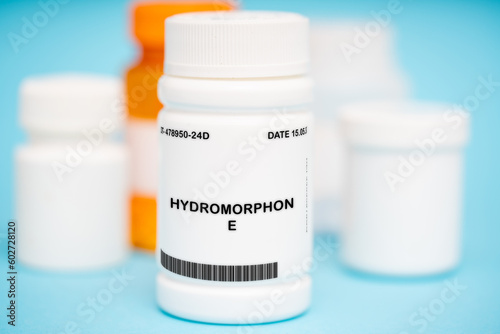 Hydromorphone medication In plastic vial