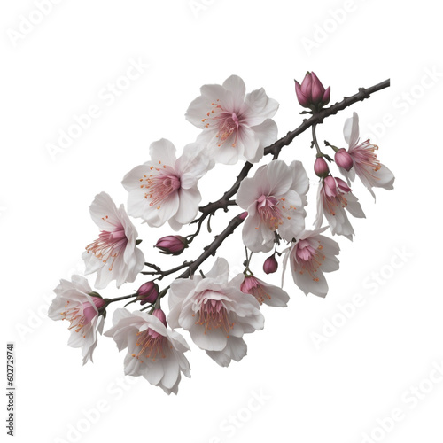 Pink Sakura Cherry Blossom Branch, Clip Art Transparent PNG