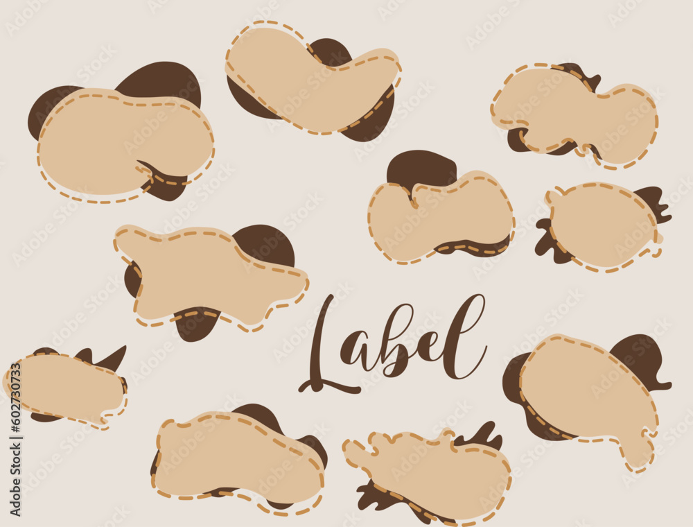 beige & brown abstract curve label, vector, cute, set, design, frame, illustration, sticker, background, element, collection, banner, template, graphic, message, art, paper, isolated, vintage, note beige & brown abstract curve label, vector, cute, set, design, frame, illustration, sticker, background, element, collection, banner, template, graphic, message, art, paper, isolated, vintage, note