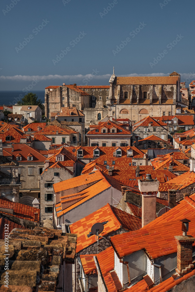 The iconic medieval city of Dubrovnik in Croatia.