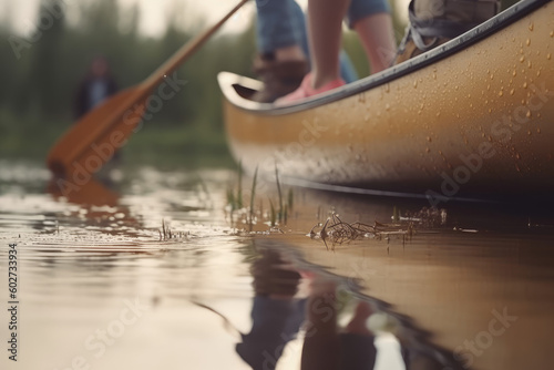 Exploring Nature's Playground: Canoeing and Boating Adventures for the Whole Family - AI Generative