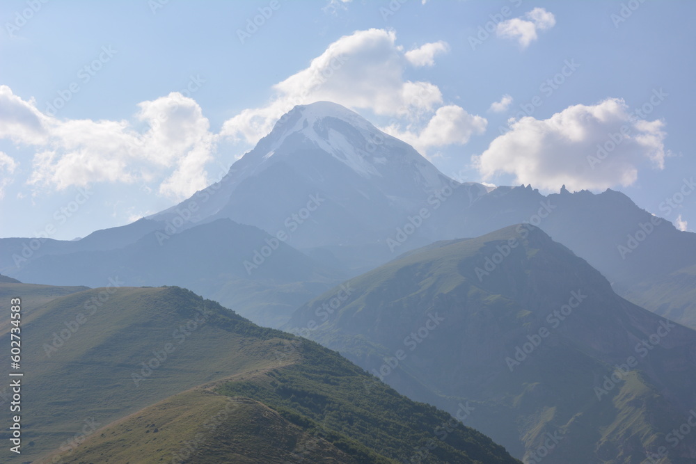 Georgia. Mount Kazbek and others. Panoramic views Georgia. Mount Kazbek and others. Panoramic views