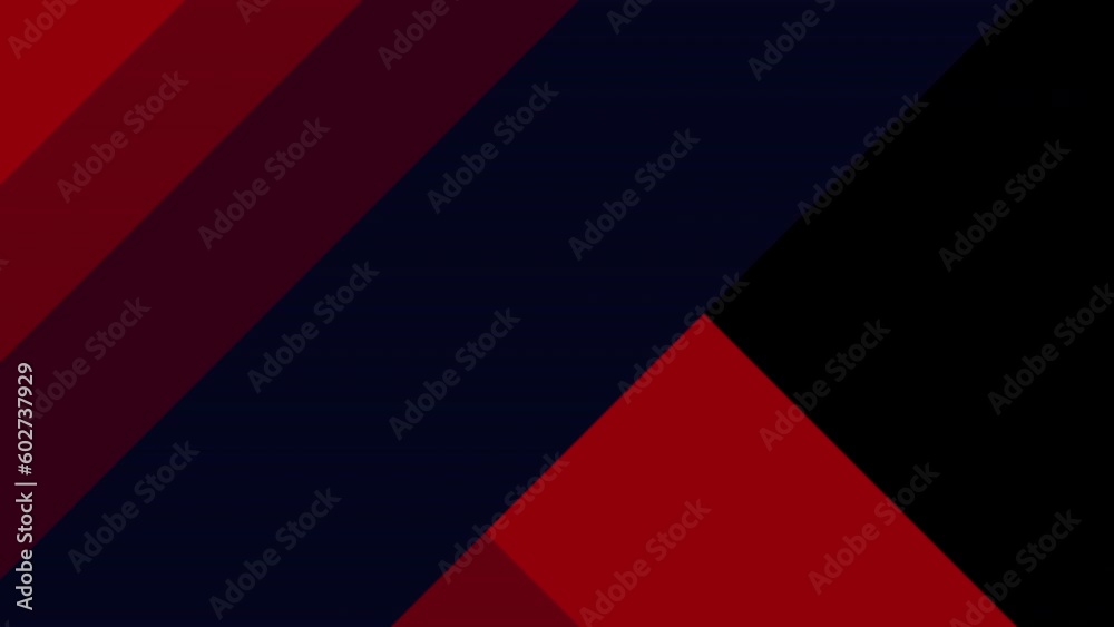 Creative shape transitions, pack of 10 colored dark red. With alpha channel, 4k