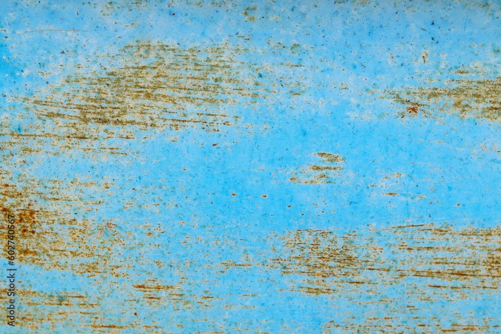 Background, metal texture is not covered with blue paint Background, metal texture is not covered with blue paint