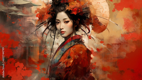 Geisha Japan Artwork