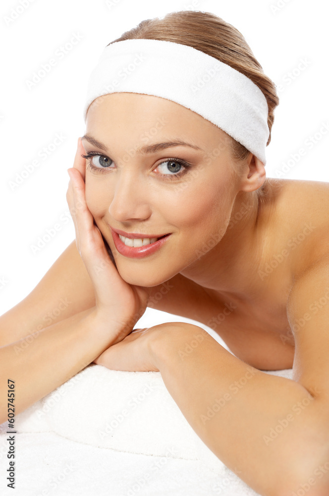Young beautiful and relaxed lady taking spa treatment Young beautiful and relaxed lady taking spa treatment
