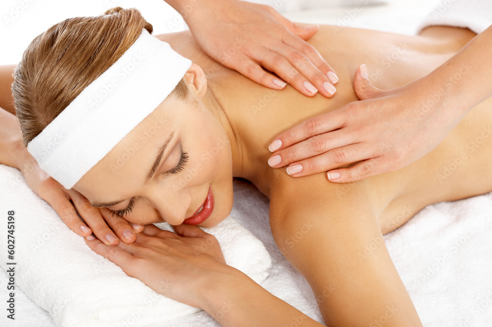 Young beautiful and relaxed lady taking spa treatment Young beautiful and relaxed lady taking spa treatment