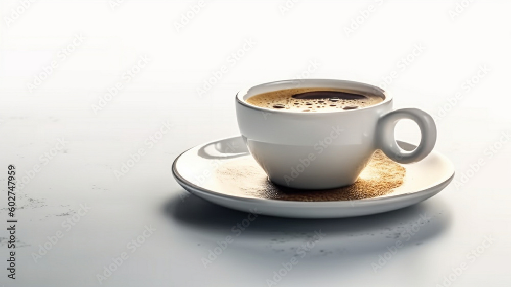 Fototapeta premium Cup of Coffee and Milk