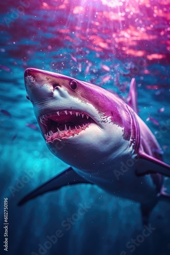 shark in vibrant colors  Sunny Nature photo