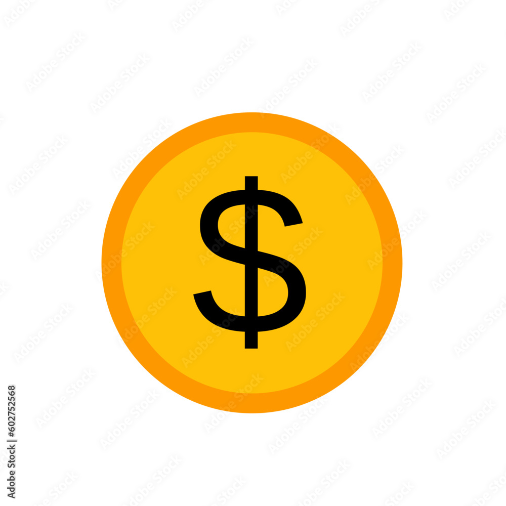 World currency symbol and coins World currency symbol and coins