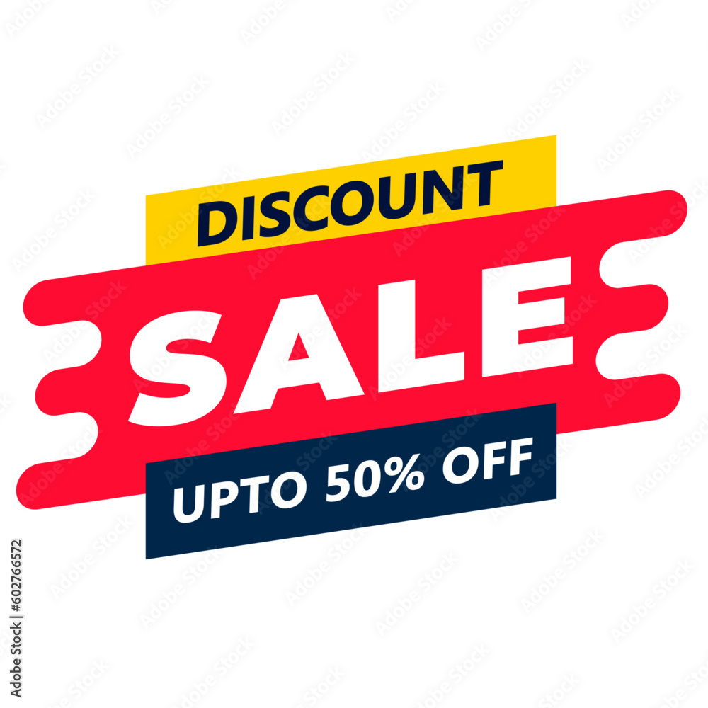 Discount sale stock vector. Illustration of discount upto 50% off 