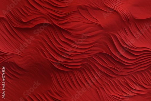 Red background as a seamless pattern with paper texture