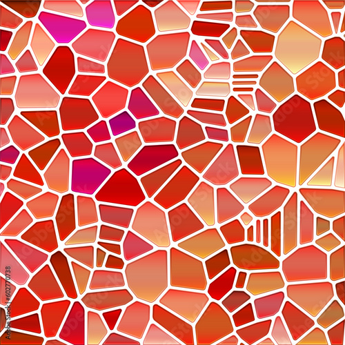 abstract vector stained-glass mosaic background