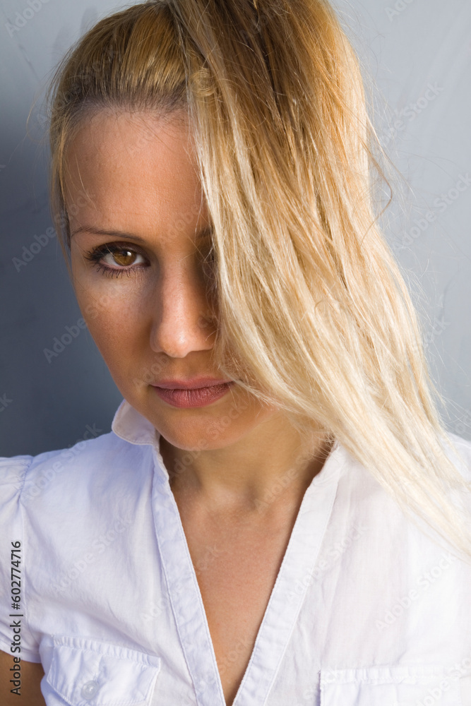 Portrait of young beautiful woman Portrait of young beautiful woman