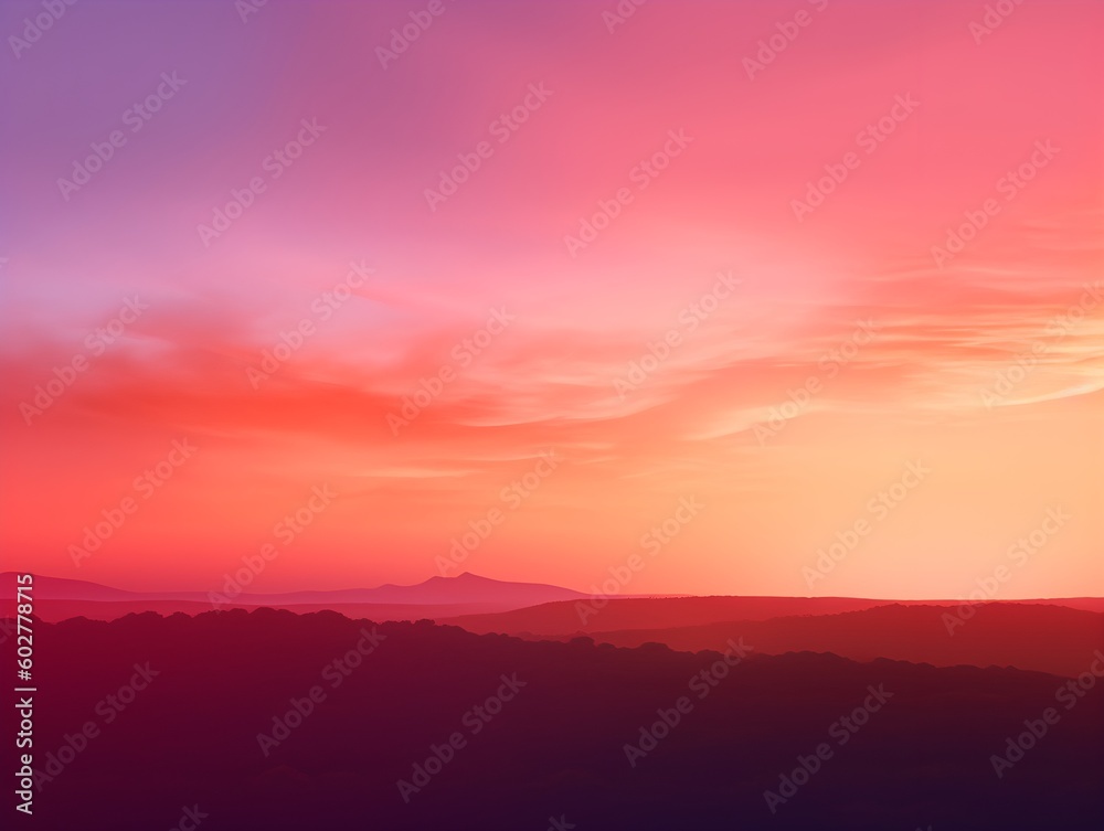 Smooth Gradient of Warm Colors Mimicking Sunset Hues, AI Generated Background Smooth Gradient of Warm Colors Mimicking Sunset Hues, AI Generated Background