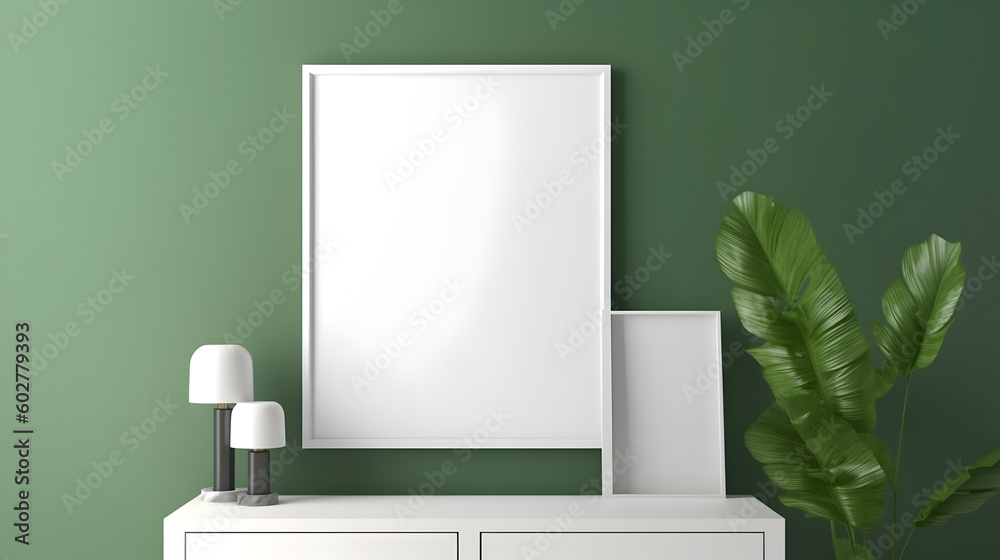 Minimalist Interior of modern interior desige 3D rendering, generative ai Minimalist Interior of modern interior desige 3D rendering, generative ai