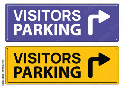 Park at your own risk parking sign board. Visitors parking area. free parking. reserved for customers. clamping zone. VIP parking only. Staff park area.Valet park zone. accessible entrance. Taxi area 