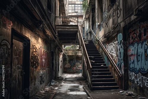Urban Side of Life - Abandoned Buildings  Street Art and Graffiti