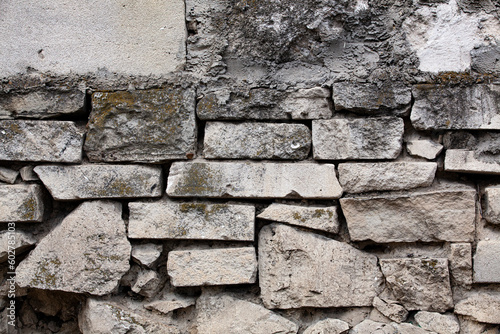 Obraz na płótnie Old stone wall. Old construction or architectural background. w salonie