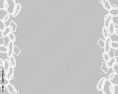 grey background with left and right side graphic frame, blank space presentation page, graphic design background, powerpoint template, portfolio layout, corporate backdrop