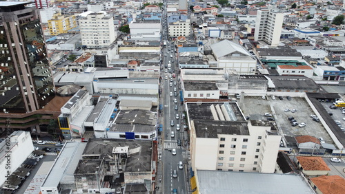 Visual aéreo do centro da cidade de Mogi das Cruzes, SP, Brasil. photo