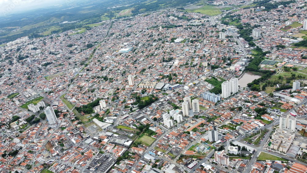 Visão aérea de Mogi das Cruzes, SP, Brasil