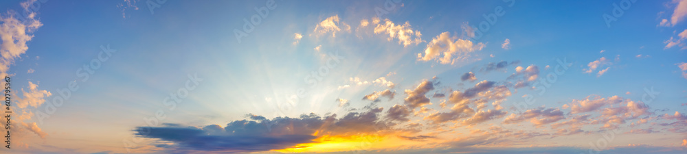 Natural background: dramatic sky at sunset Natural background: dramatic sky at sunset