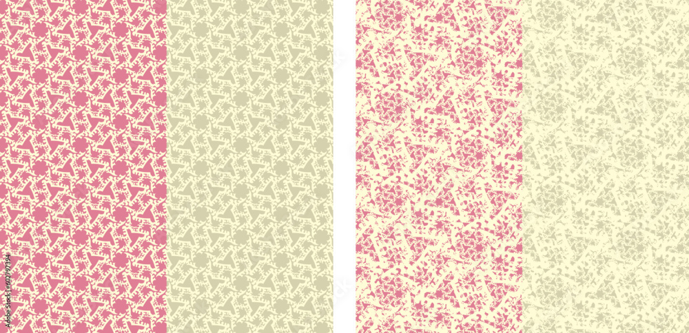 Lacey Textured Vector Seamless Repeating Patterns