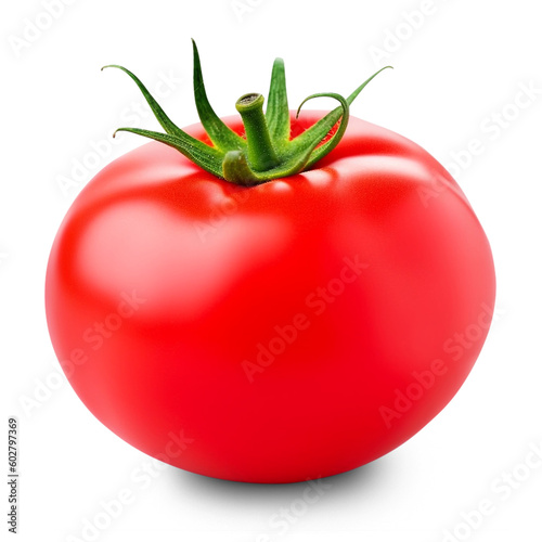 Tomato isolated on transparent background. Ai .PNG