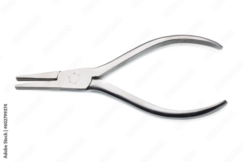 Stainless spliers isolated on white Stainless spliers isolated on white