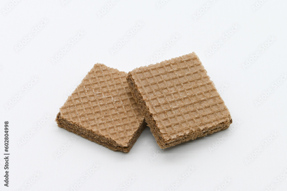 Chocolate wafer with different angles Chocolate wafer with different angles