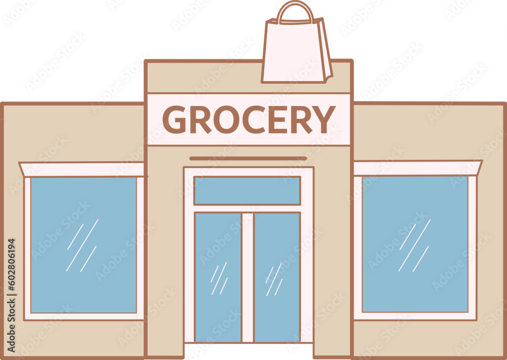 Store shopping Line drawing sketch Store shopping Line drawing sketch