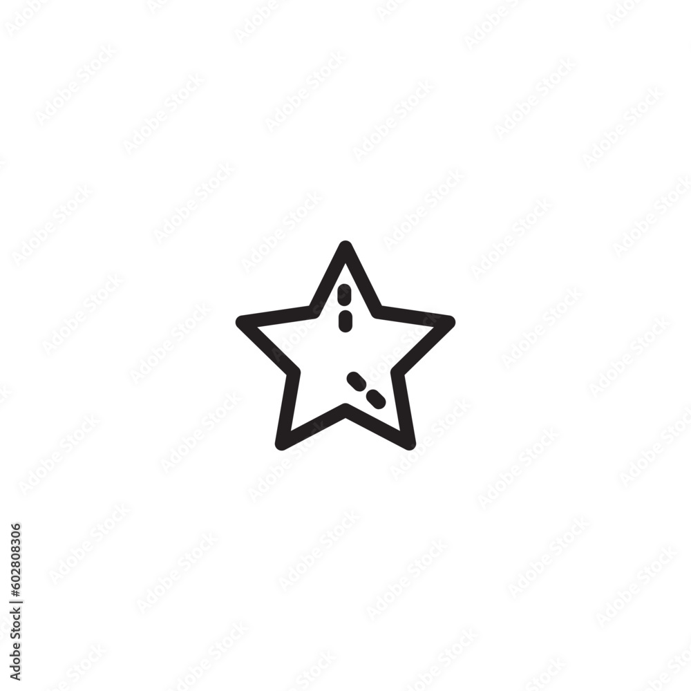 Life Ocean Starfish Outline Icon