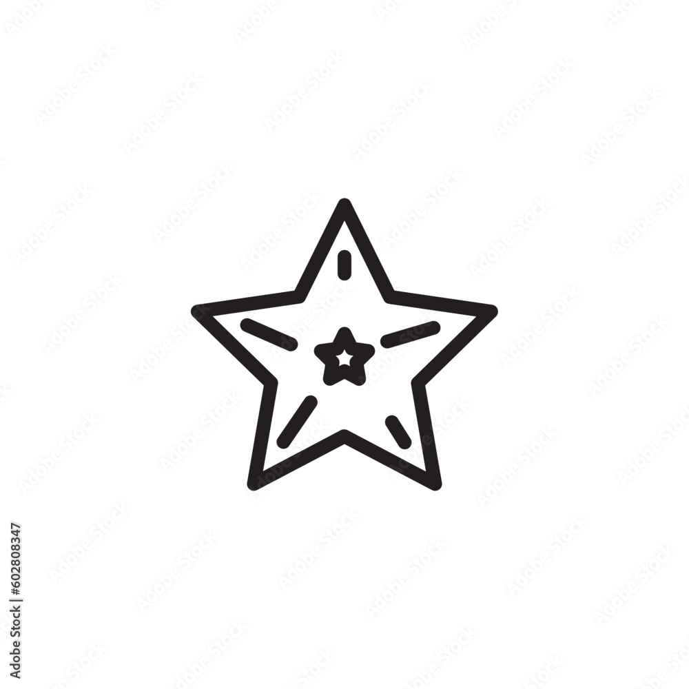 Ocean Sea Starfish Outline Icon Ocean Sea Starfish Outline Icon