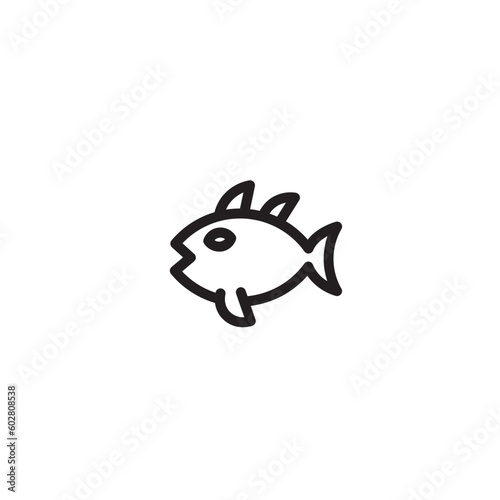 Animal Fish Sea Outline Icon