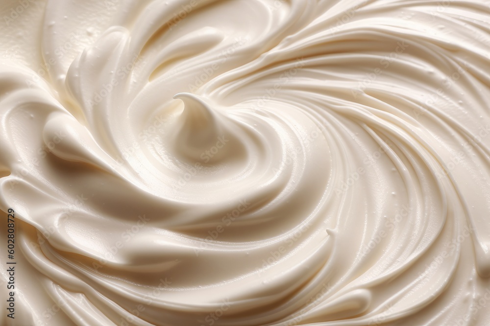 Obraz premium クリームのテクスチャ,Generative AI AI画像