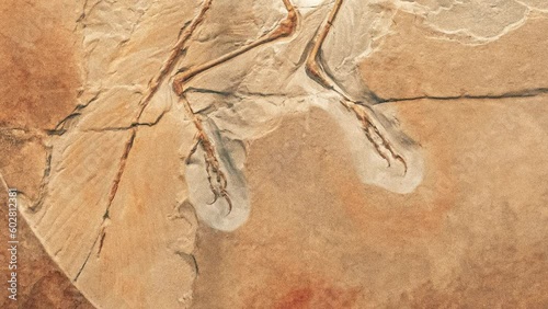 The fossil of archaeopteryx photo
