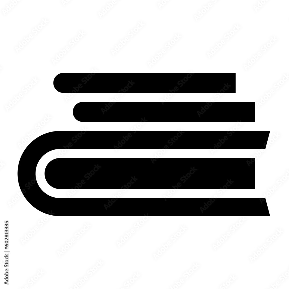pile of books glyph pile of books glyph